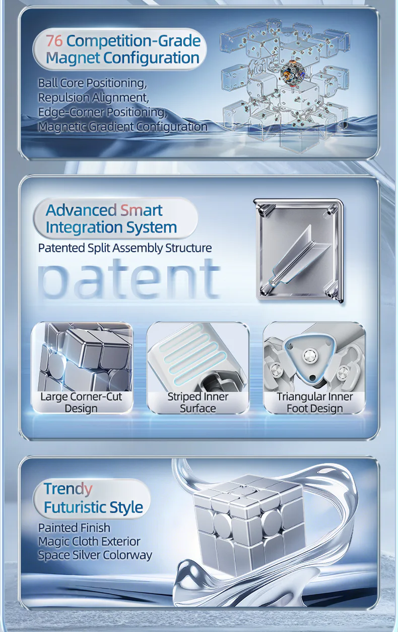 MoYu Smart 3x3 Mirror M - Silver image 6