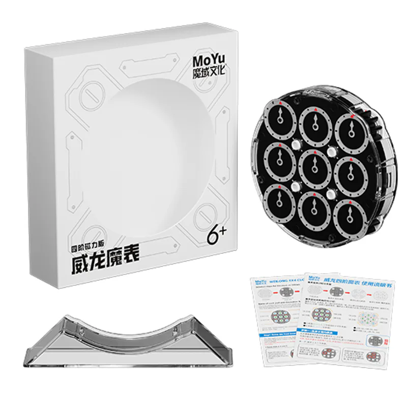 MoYu Weilong Clock 4x4 M - Black image 2