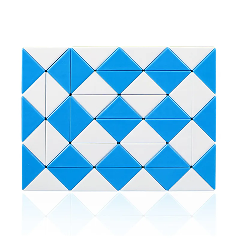 QiYi 48 blocks Magic Snake - blue+white