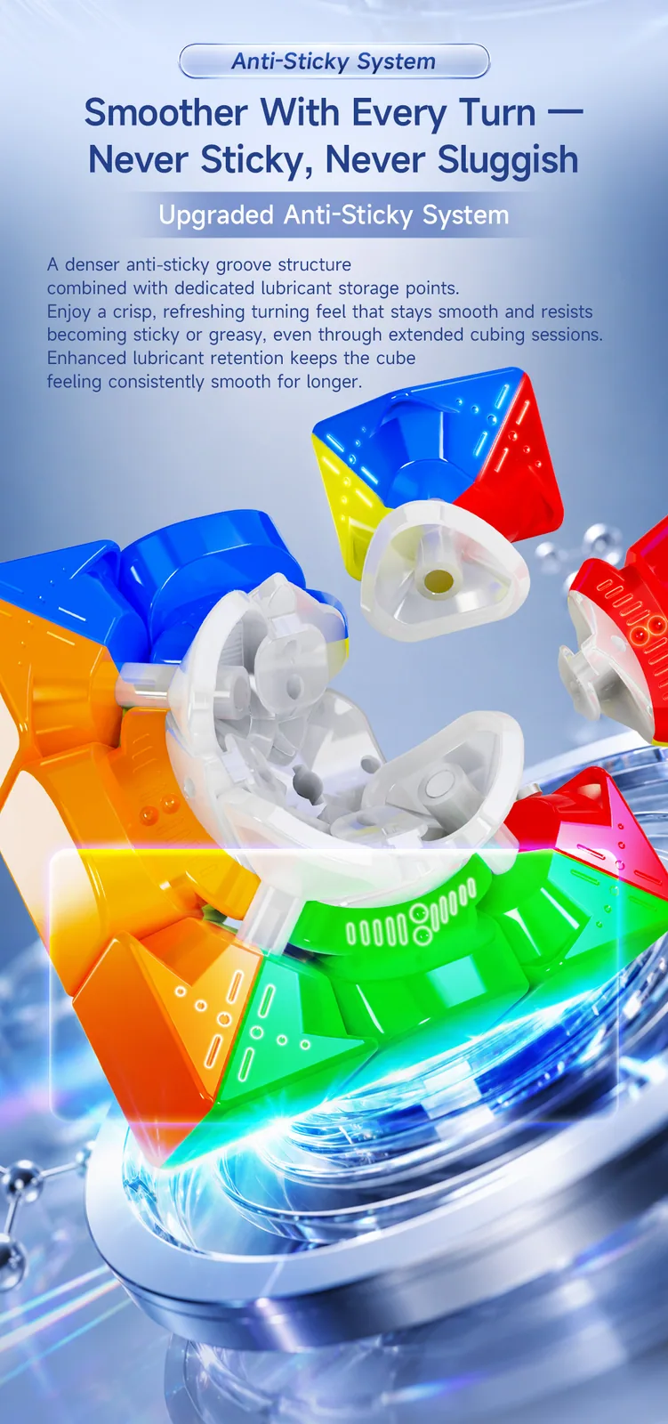 QiYi M Pro 3x3 V3 Pioneer UV - Stickerless image 9