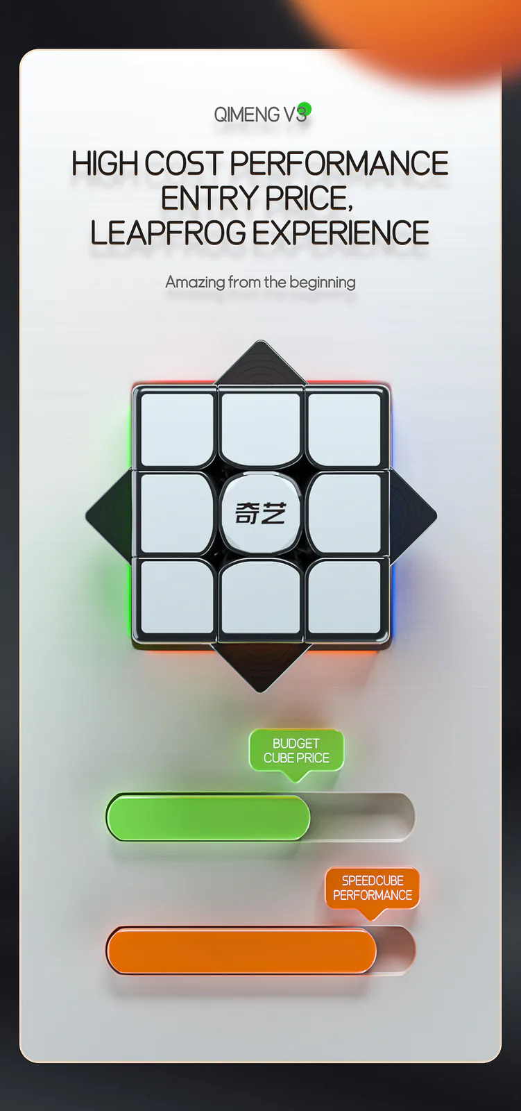 QiYi QiMeng V3 3x3 - Black image 8