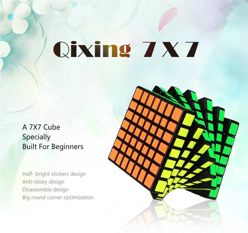 QiYi QiXing 7x7 Cube - Black image 3