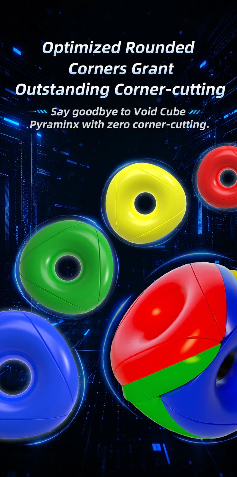 QiYi Tori Pyraminx - Stickerless image 3