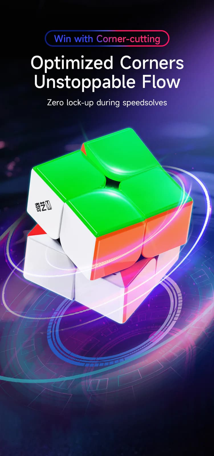QiYi Warrior 2x2 M UV - Stickerless image 9