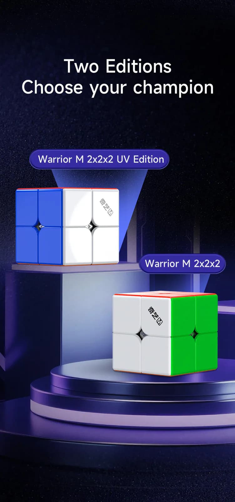 QiYi Warrior 2x2 M UV - Stickerless image 11