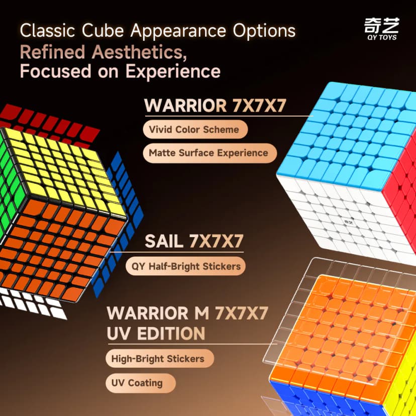QiYi Warrior 7x7 M UV - Stickerless image 8