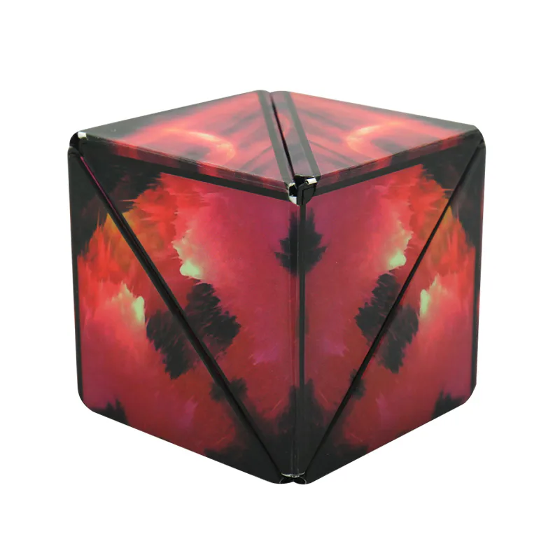 SHASHIBO Magnetic Folding Cube - red image 1