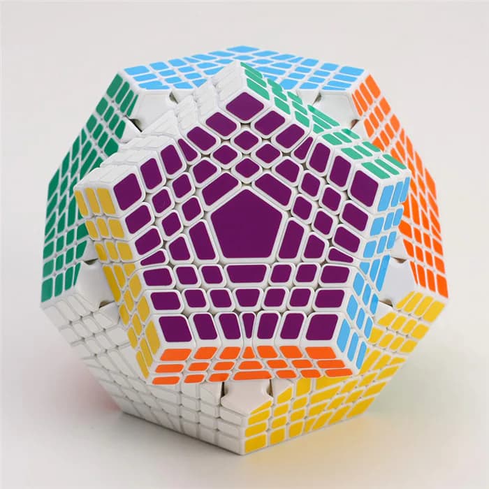 Shengshou Teraminx Cube Puzzle - White image 1