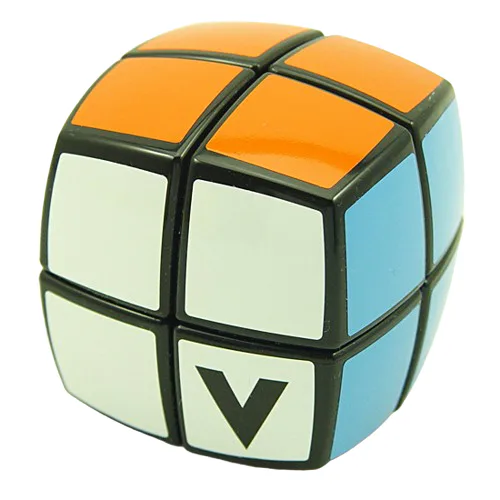 V-CUBE 2x2 cube (Pillowed-shaped) - Black image 1