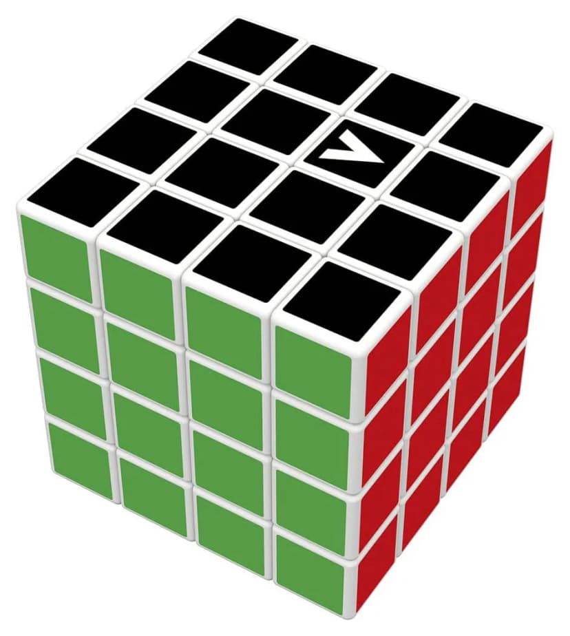 V-CUBE 4x4 cube (Flat-shaped) - White image 1