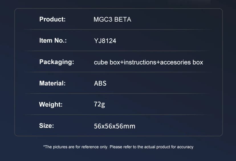 YJ MGC Beta 3x3 Maglev UV - Stickerless image 11