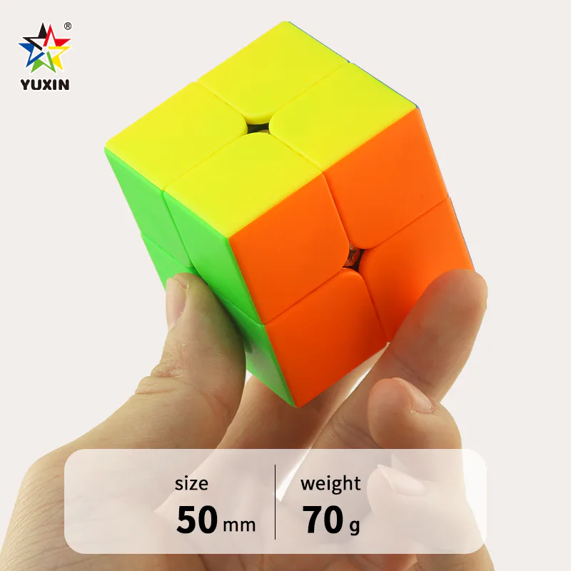 YuXin black-kylin 2x2 V2 - Stickerless image 5