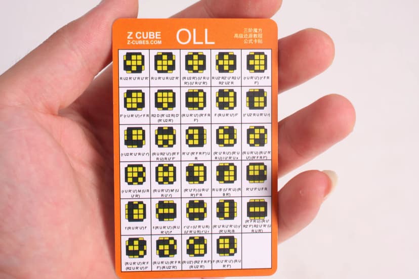 Z-Cube CFOP Card image 3