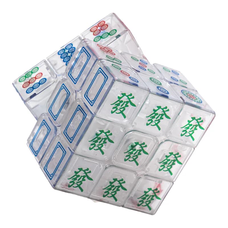 Z-Cube MahJong 3x3x3 - Transparent image 1
