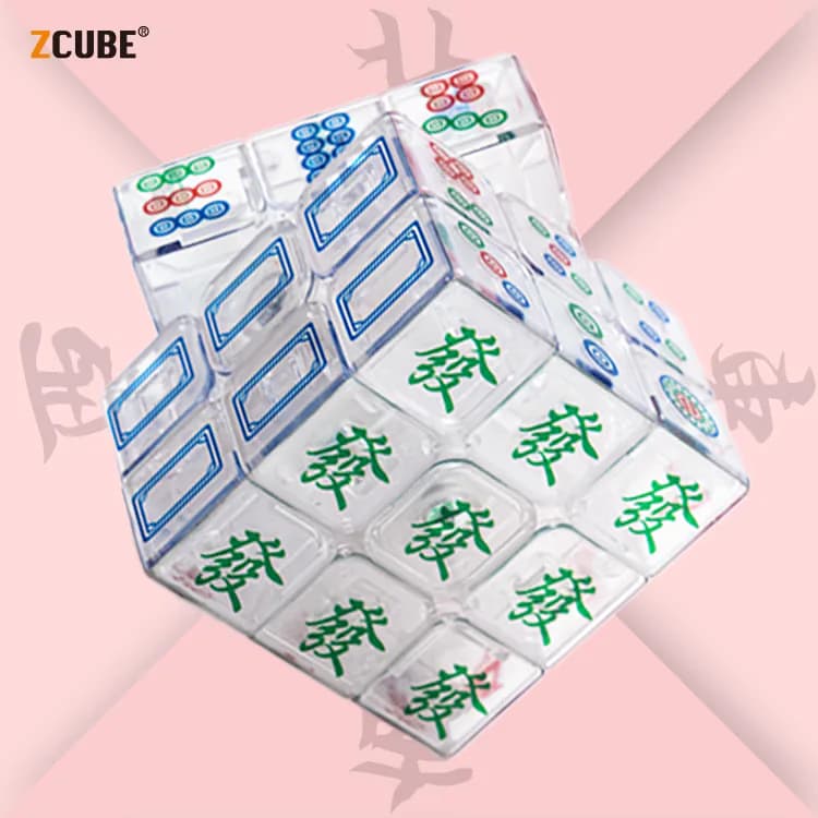 Z-Cube MahJong 3x3x3 - Transparent image 4