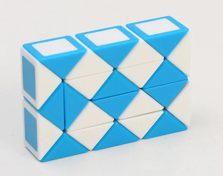 Z-Cube Mini Twist Puzzle - blue+white image 1