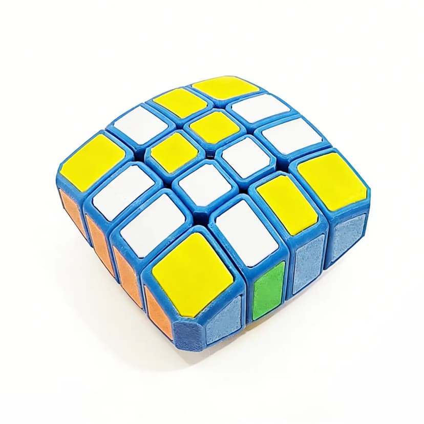 Zee 1x4x4 Floppy Cube - Blue image 2