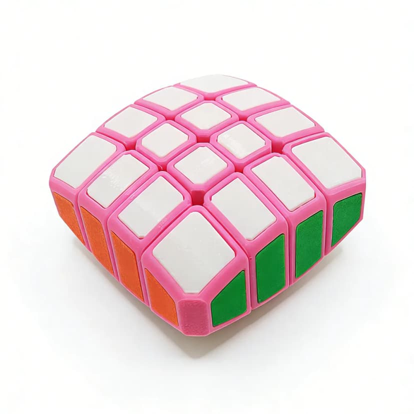 Zee 1x4x4 Floppy Cube - Pink image 1