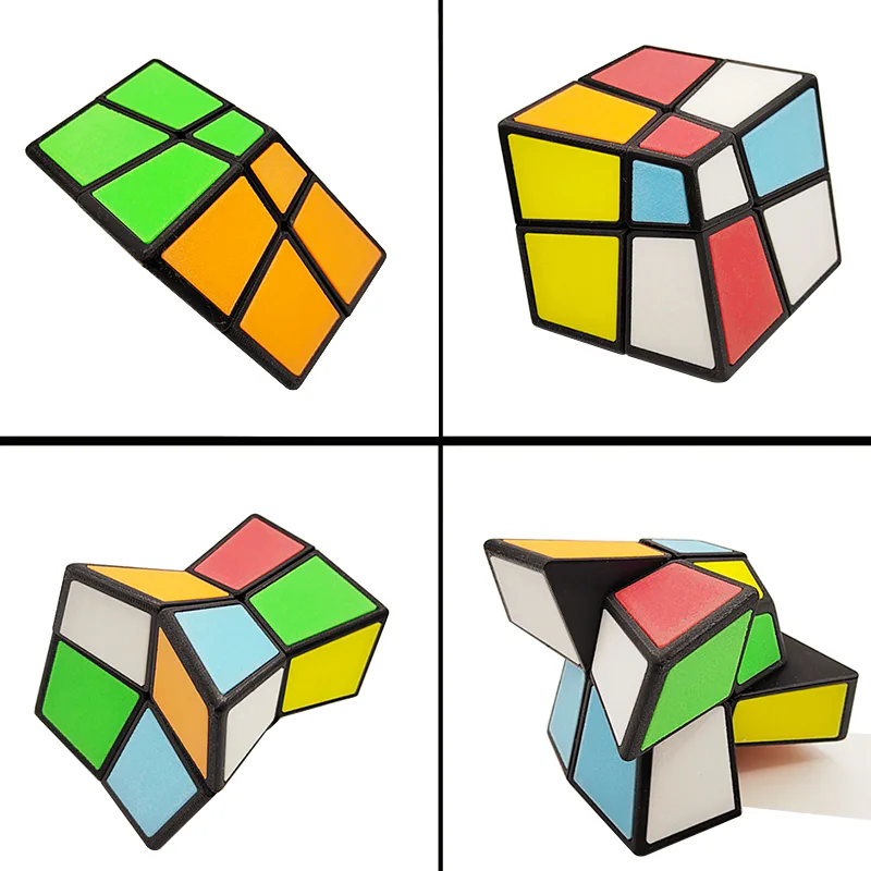 Zee Squished 2x2 6-Colors Tiles - Black image 2