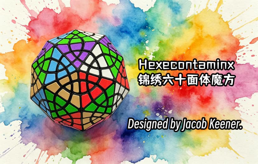 ZEPUZZLES Hexecontaminx - Black image 4