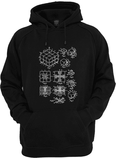 CubeNation Patent Hoodie - 2XL
