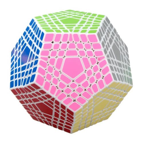 Shengshou Teraminx Cube Puzzle - White