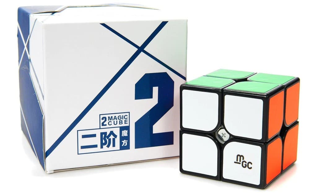 YJ MGC 2x2 Magnetic Cube - Black