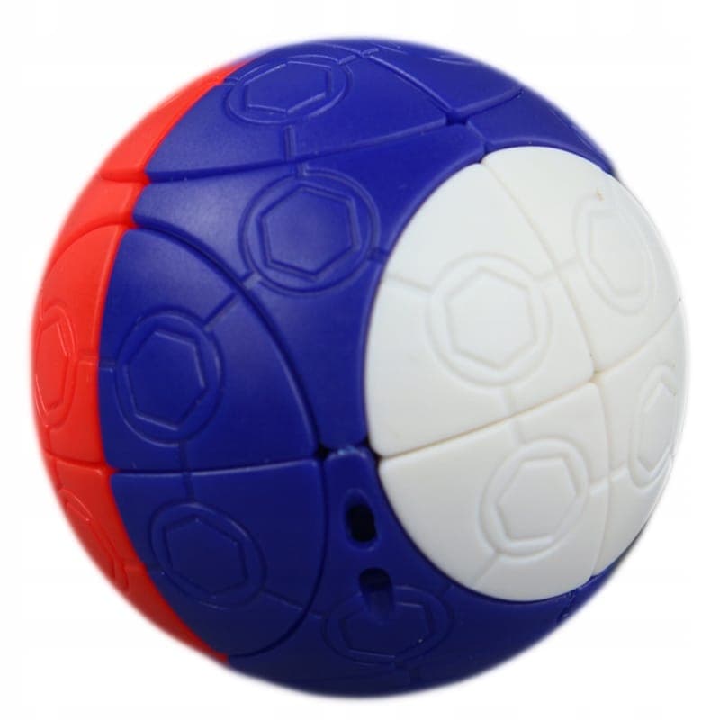 Mini 3 colors Football Magic Cube - Stickerless image 1