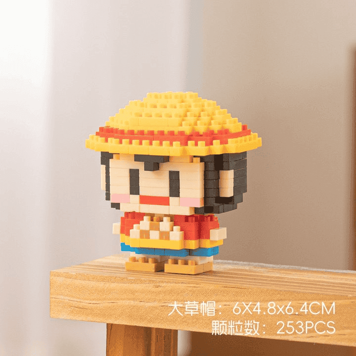 One Piece Monkey D. Luffy - Mini Lego blocks image 1
