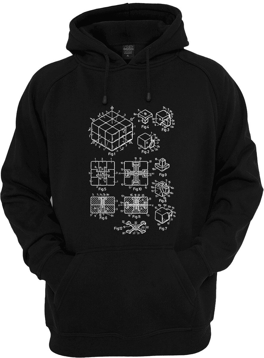 CubeNation Patent Hoodie - XS