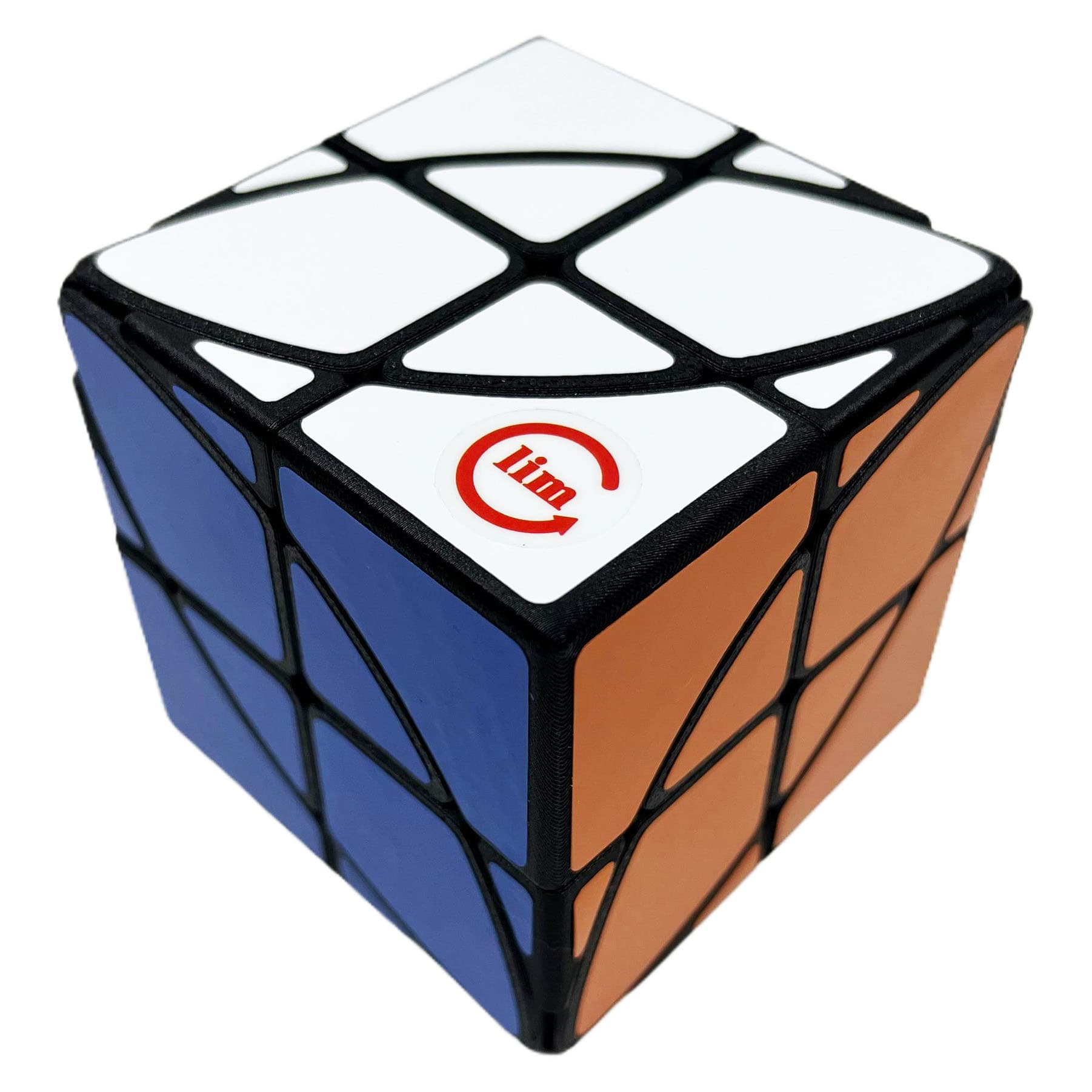 Fangshi 2x2 Maple Leaves Cube - Black image 1