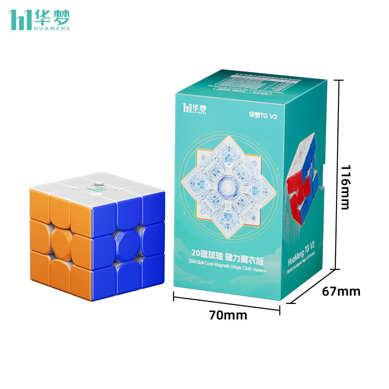 MoYu HuaMeng TG V2 3x3 20-M Ball Core UV - Stickerless image 4