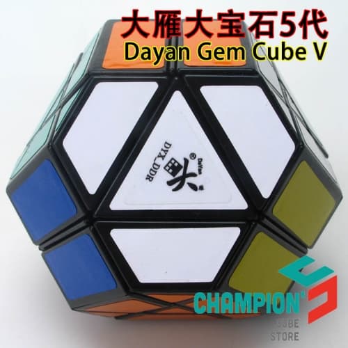 DaYan Gem Cube V - Black image 1
