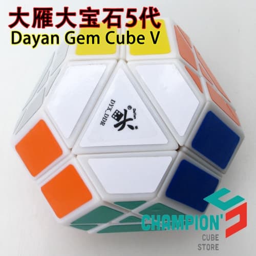 DaYan Gem Cube V - White image 1
