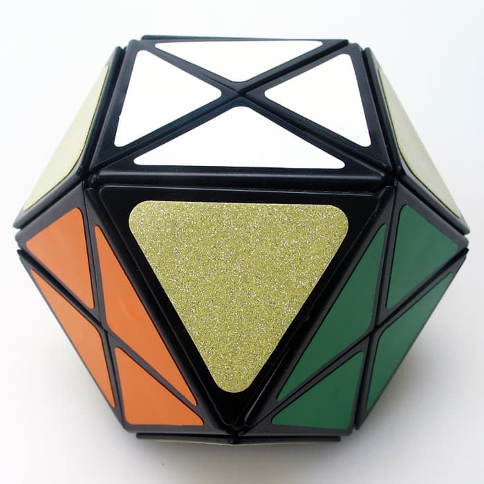 Lanlan Corner-cutted Helicopter Cube - Black image 1