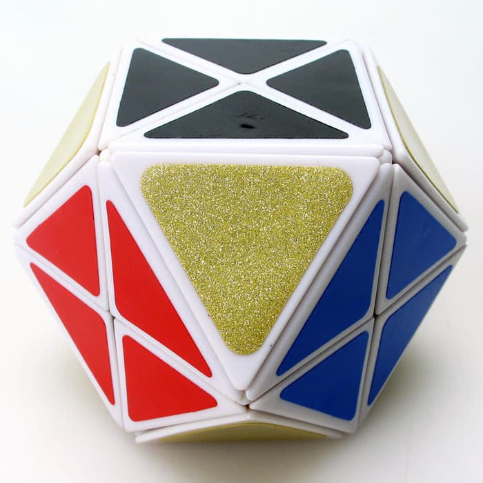 Lanlan Corner-cutted Helicopter Cube - White image 1