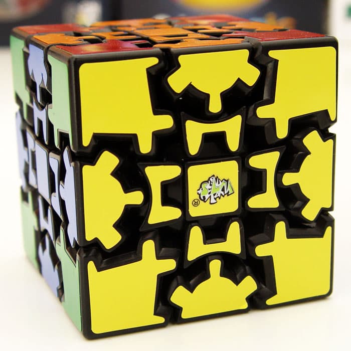 Lanlan 3x3 Gear Cube - Black image 1