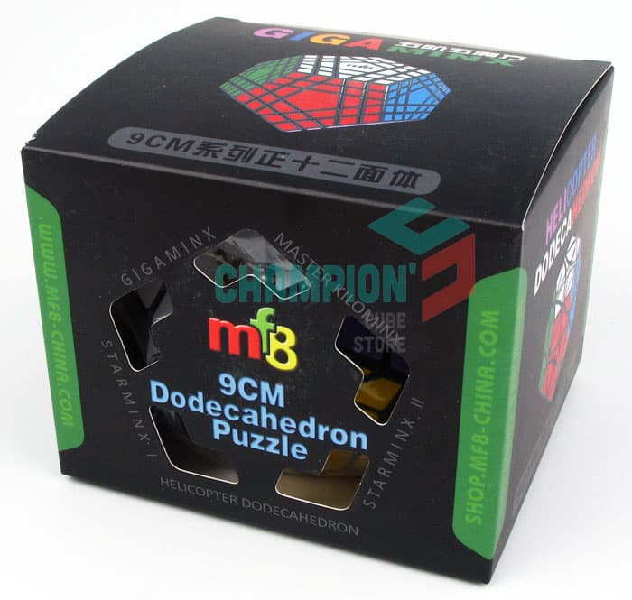 MF8 big Megaminx (9cm) - Black image 2
