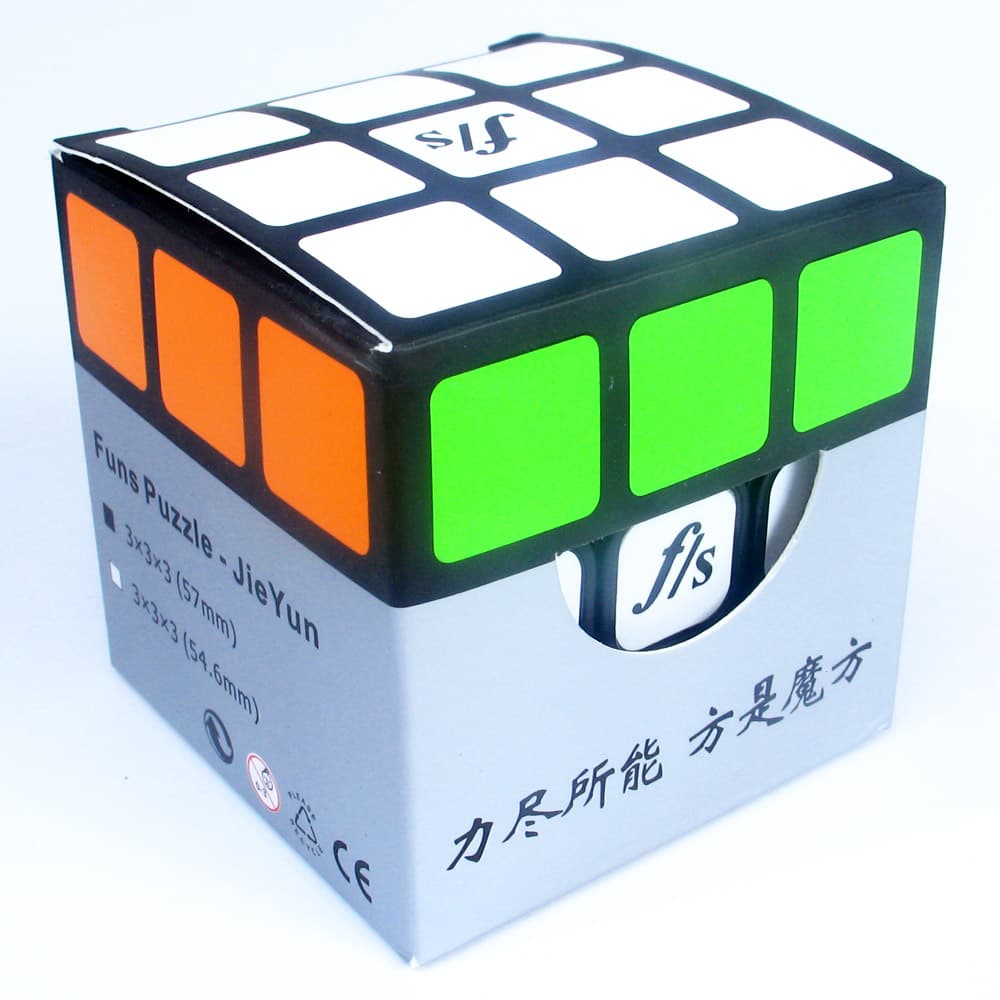 FangShi JieYun 3x3x3(57mm) - Black image 2