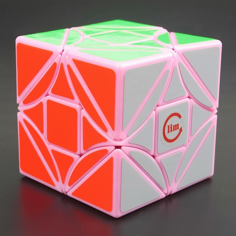 Funs LimCube Cut-Version Dreidel 3x3x3 - Pink image 1