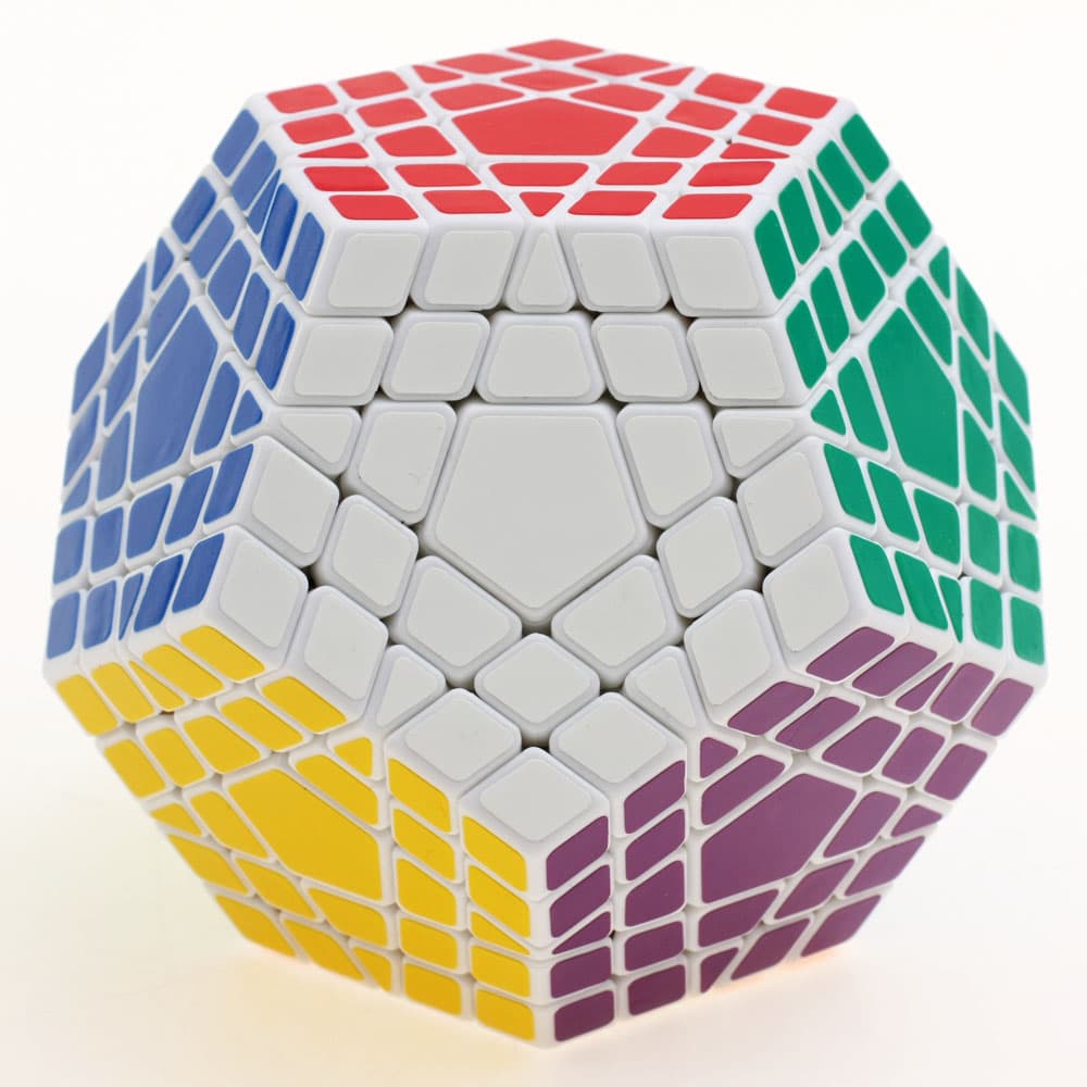 Shengshou Gigaminx Cube Puzzle - White image 1