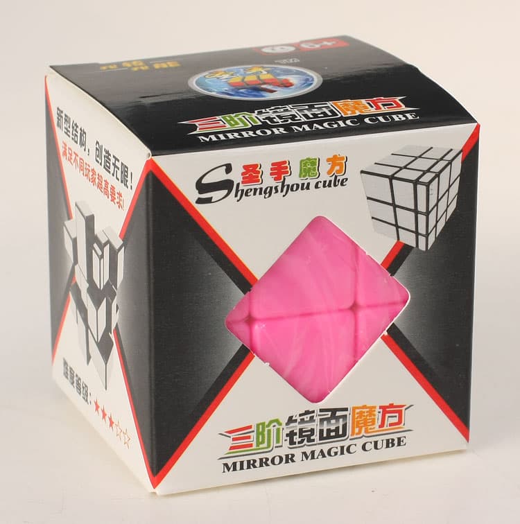 ShengShou monochrome stickerless Mirror - Pink image 2