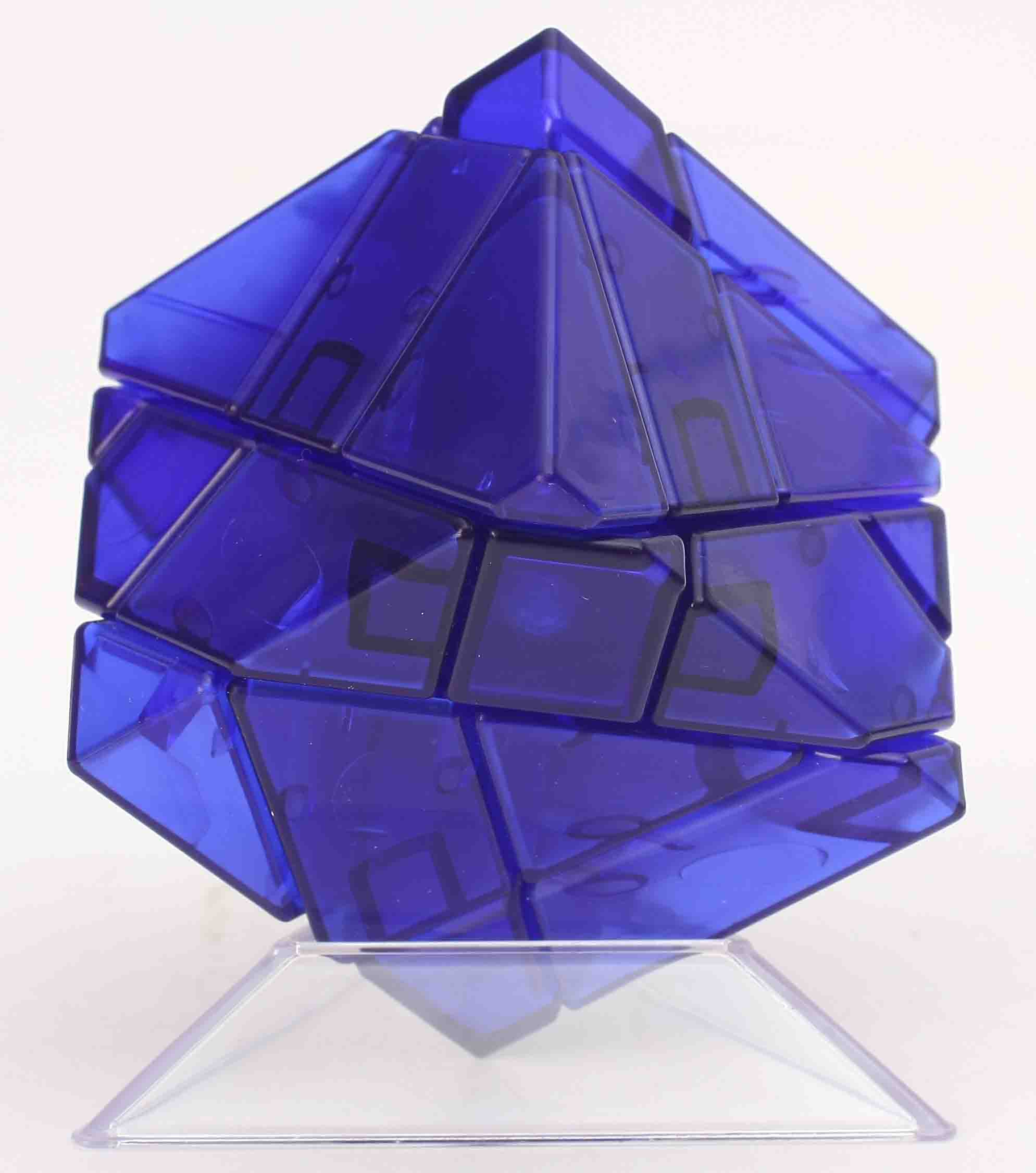 Ninja 3x3 Ghost Cube(unstickered) - trans.purple image 1