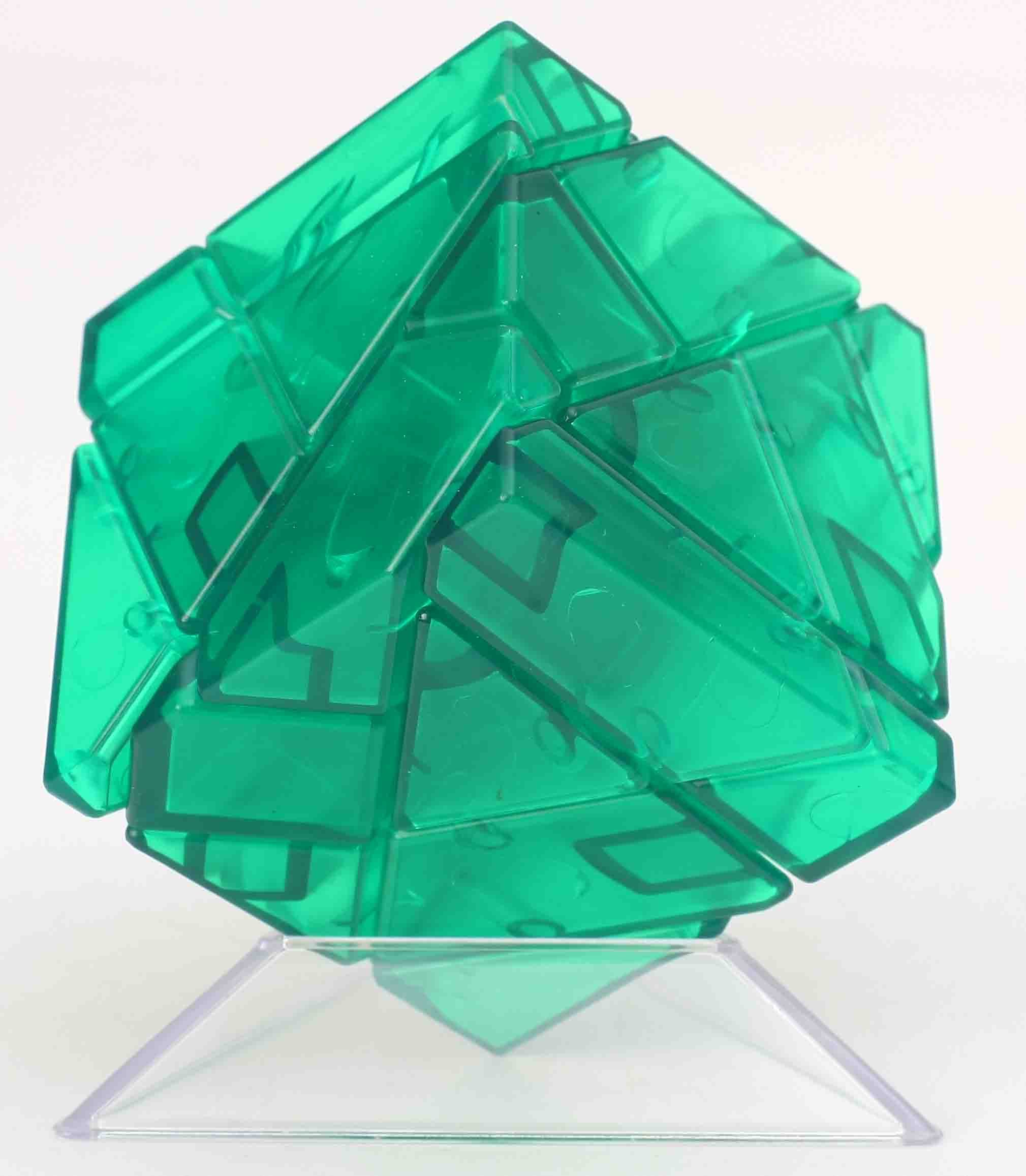 Ninja 3x3 Ghost Cube(unstickered) - trans.green image 1