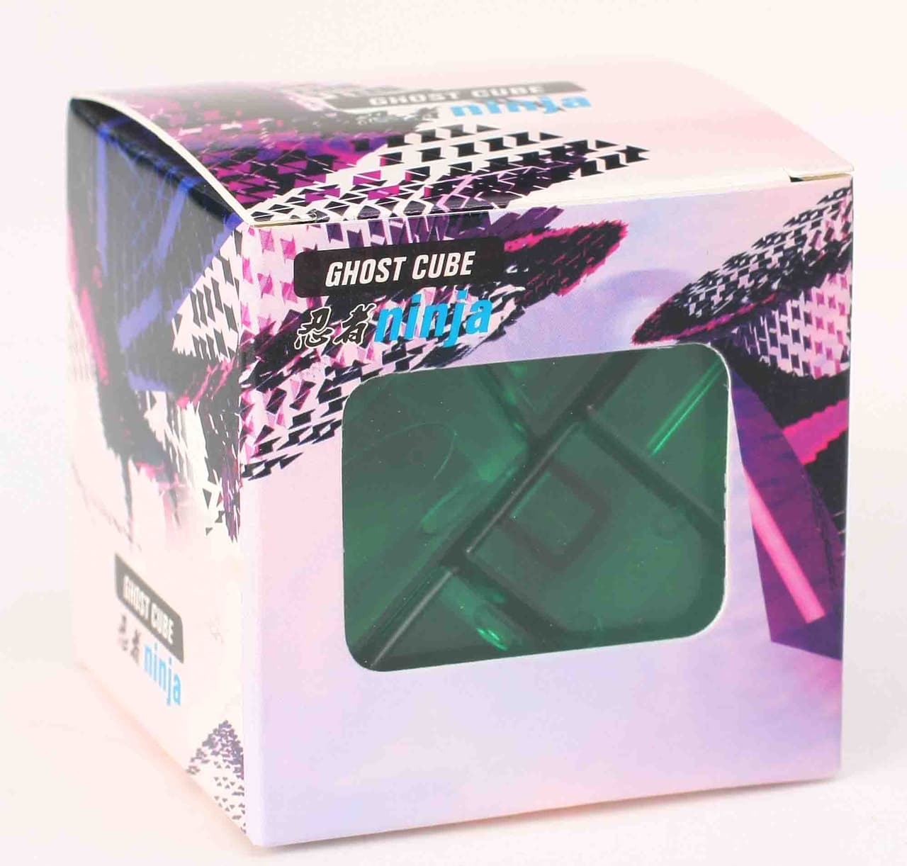 Ninja 3x3 Ghost Cube(unstickered) - trans.green image 2