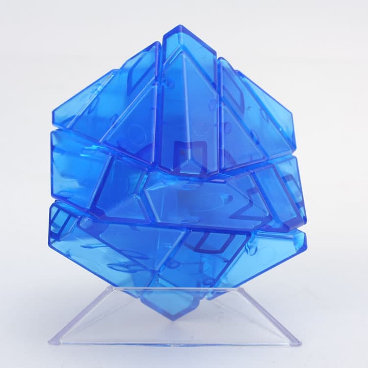 Ninja 3x3 Ghost Cube(unstickered) - Trans.blue image 1