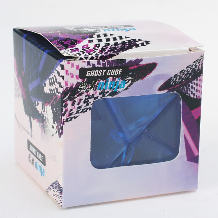 Ninja 3x3 Ghost Cube(unstickered) - Trans.blue image 2