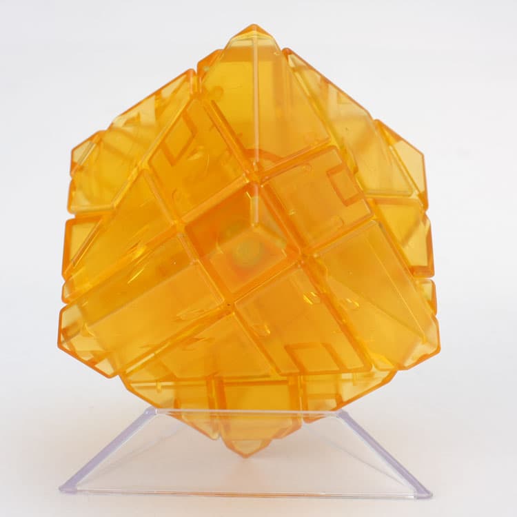 Ninja 3x3 Ghost Cube(unstickered) - trans.orange image 1