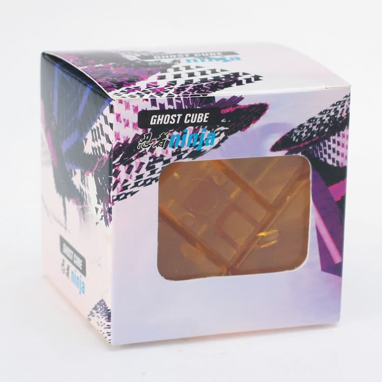 Ninja 3x3 Ghost Cube(unstickered) - trans.orange image 2