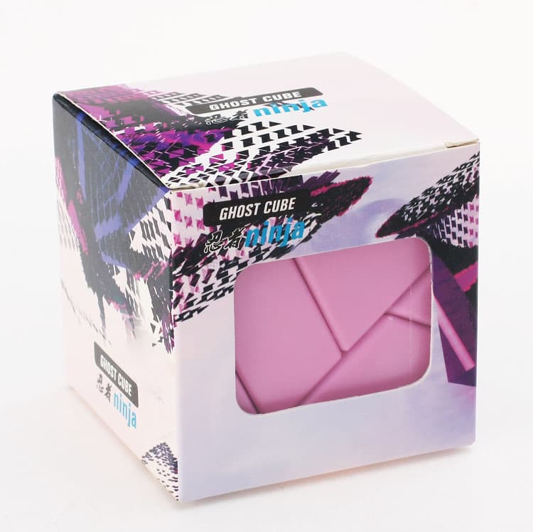 Ninja 3x3 Ghost Cube(unstickered) - Pink image 2